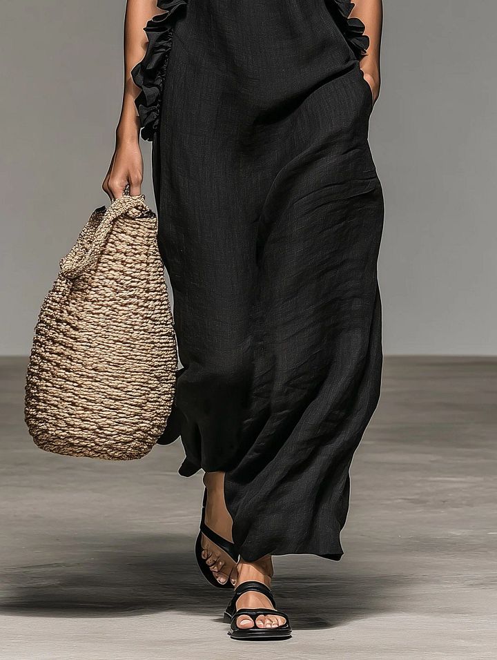 Hedwige | Robe Longue à Poches