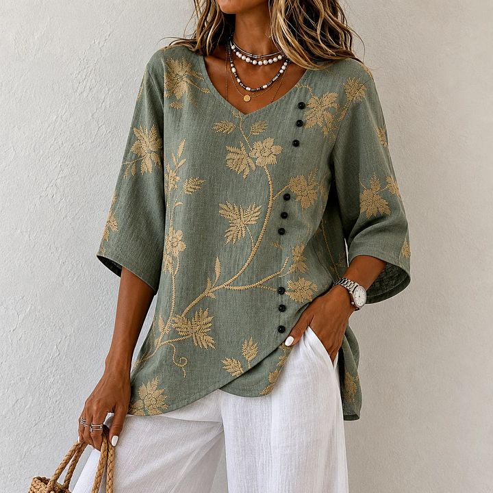 Denise | Blouse Fleurie