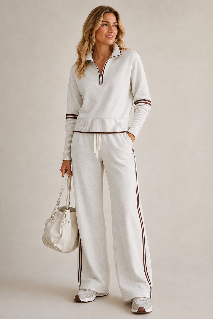 Séréna | Ensemble Pull Zippé