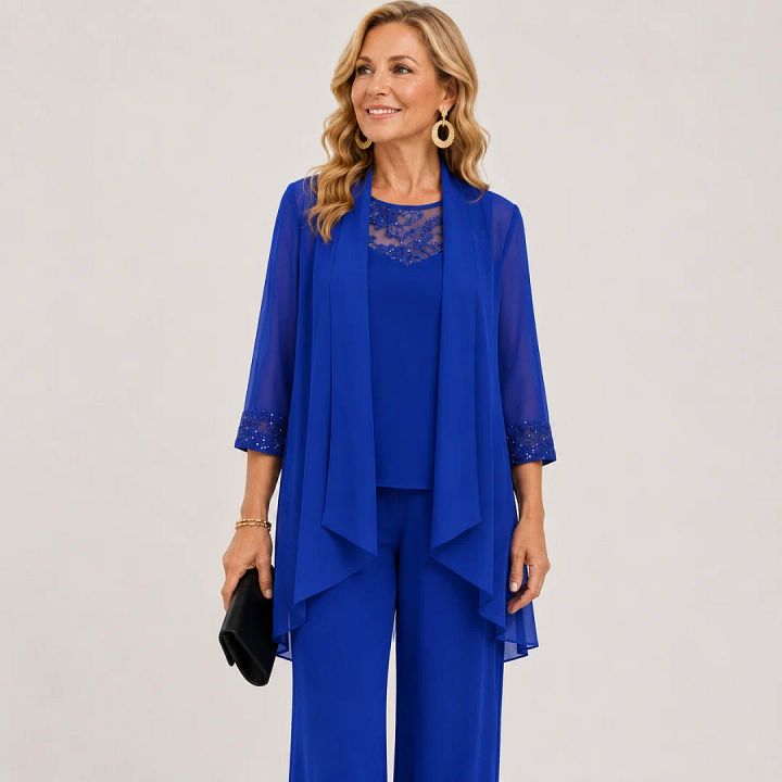 Éléonore | Ensemble Veste Fluide et Pantalon Large