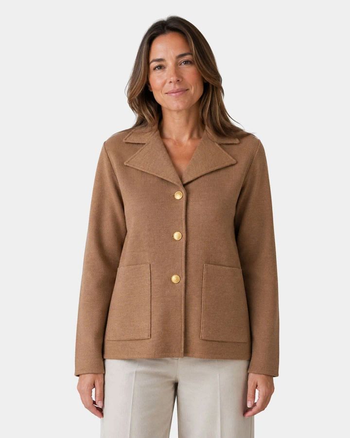 Celine | Cardigan en Maille en Laine Mérinos