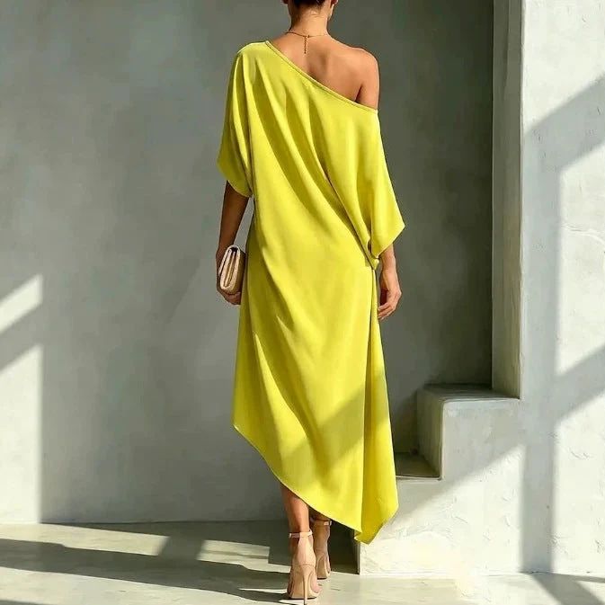 Camila – Robe élégante asymétrique