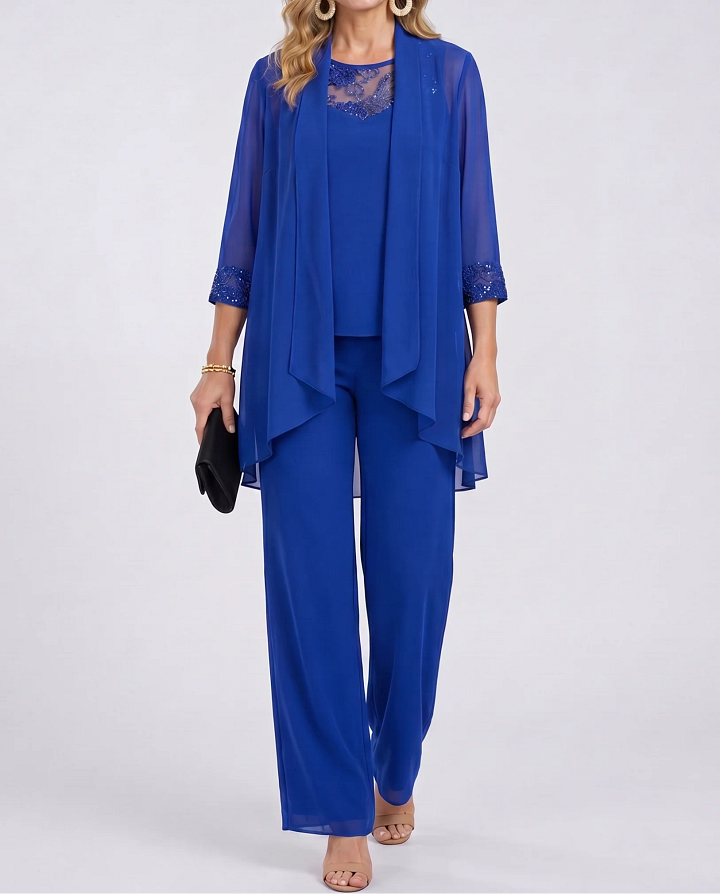 Éléonore | Ensemble Veste Fluide et Pantalon Large