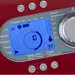 Game Ready GRPro 2.1 control panel close-up showing pressure, time, and target temperature display