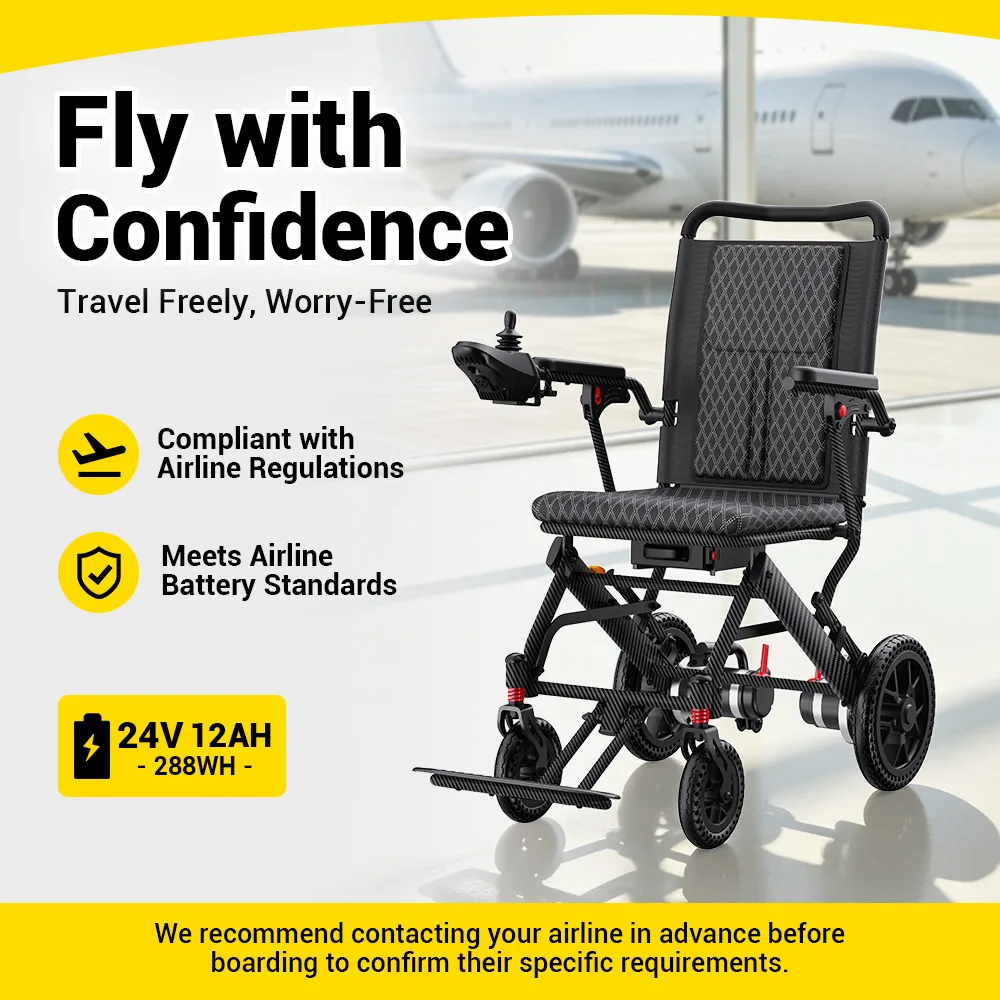 EASWE E10 electric wheelchair for seniors with joystick control