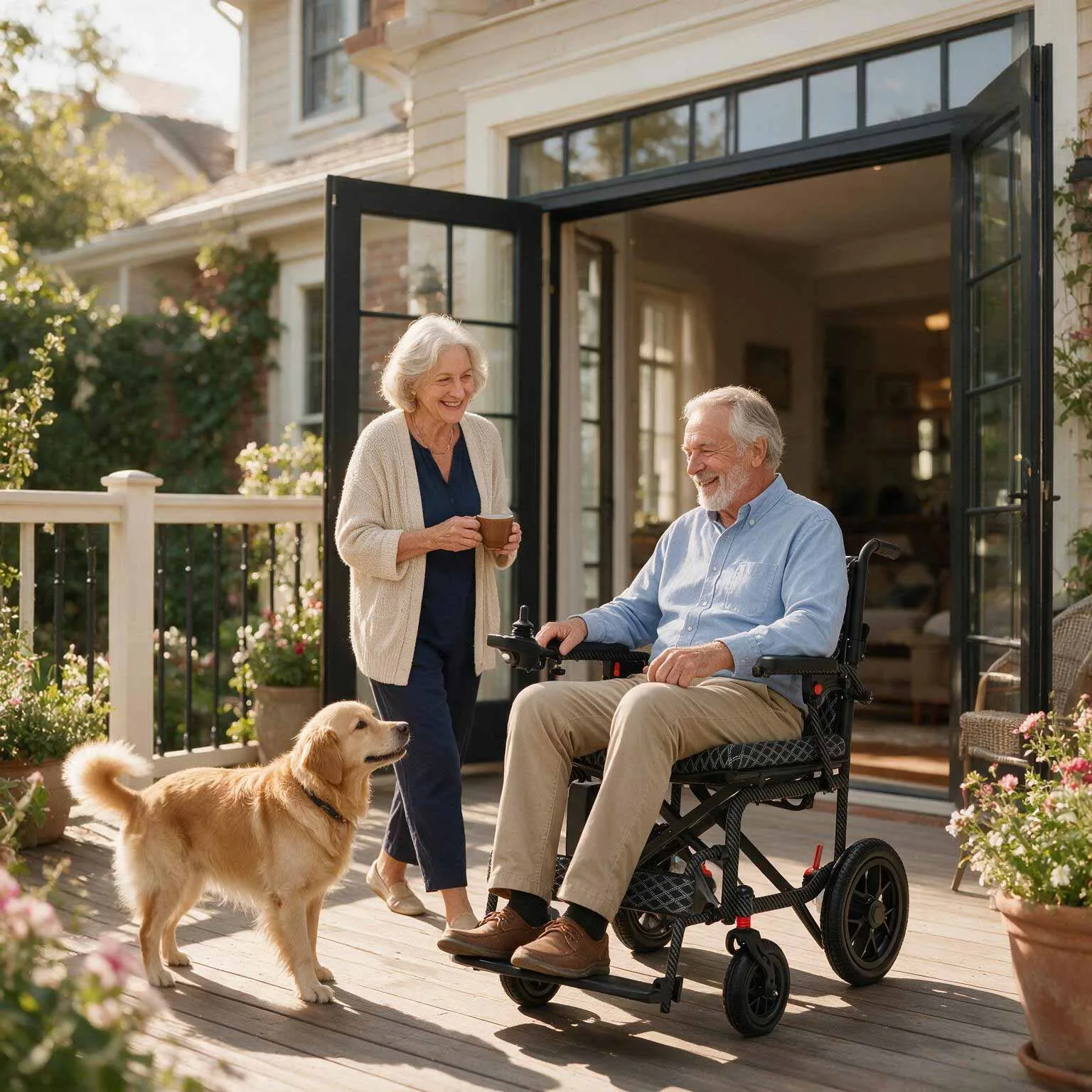 EASWE D10 compact folding electric wheelchair