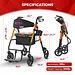 Metro Mobility M913P 2-in-1 Rollator