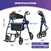 Metro Mobility M913P 2-in-1 Rollator