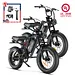 HappyRun Tank G60 Pro Moped-Style Off-Road Electric Bike (UL 2849 Certified)