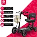 Bangeran 4-Wheel Collapsible Portable Electric Mobility Scooter – Black