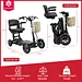 Bangeran 4-Wheel Collapsible Portable Electric Mobility Scooter – Black