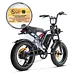 HappyRun Tank G60 Pro Moped-Style Off-Road Electric Bike (UL 2849 Certified)