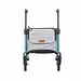 Rollz Flow Lightweight Aluminum Rollator Walker with Seat