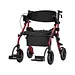 Vocic Z59 Heavy-Duty Bariatric 2-in-1 Rollator & Transport Chair