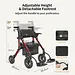 Vocic Z51 Shift Combo 2-in-1 Rollator & Transport Chair