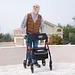 Vocic Z21 Lightweight Rollator Walker with Seat