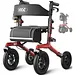 Vocic Z57 All-Terrain Outdoor Rollator with 12" Wheels