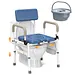 Vocic YR11 Drop-Arm Bedside Commode Chair
