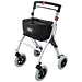 Vocic Z32 Slim Foldable Indoor Rollator for Small Spaces