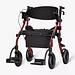 Vocic Z59 Heavy-Duty Bariatric 2-in-1 Rollator & Transport Chair