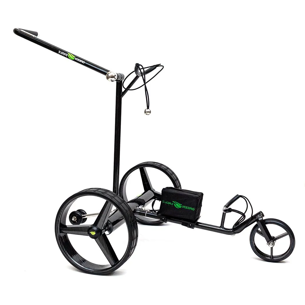 Green Eagle Aria Carbon Remote Carbon Fiber Electric Golf Push Cart