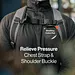 SuperHandy 17" Water-Resistant Tech Backpack with Laptop Compartment - GUT211
