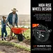 SuperHandy Electric Wheelbarrow, 24V 12Ah Battery, 330 lb Capacity - GUO087