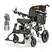 SuperHandy GoRide 2 Plus Lightweight Foldable Electric Wheelchair, 300 lb Capacity - GUT188