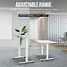 SuperHandy Electric Standing Desk, 48" x 30", Pristine White - GUT151