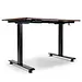 SuperHandy Electric Standing Desk, 48" x 30", Rustic Wood - GUT149