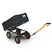 SuperHandy Towable Garden Cart with Quick Dump, 10" Tires - GUO109