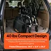 SuperHandy GoRide 2 Plus Lightweight Foldable Electric Wheelchair, 300 lb Capacity - GUT188