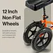 SuperHandy Knee Walker, Height Adjustable, 330 lb Capacity - GUT148