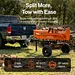 SuperHandy 27 Ton Gas Log Splitter, 223cc, 24" Max Log Length, Vertical/Horizontal - GUT199