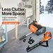 SuperHandy Electric Snow Thrower, 20V 4Ah Battery, 10" Clearing Width - GUT132
