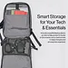 SuperHandy 17" Water-Resistant Tech Backpack with Laptop Compartment - GUT211