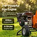 SuperHandy Compact Wood Chipper, 7HP 212cc, 3" Max Branch Capacity - GUO074
