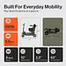 SuperHandy Explorer Prime 4-Wheel Foldable All-Terrain Mobility Scooter, Dual 48V Batteries - GUT193