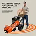 SuperHandy 15HP Gas Stump Grinder with Electric Start & Sweep Function, 420cc - GUO152