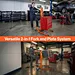 SuperHandy Hydraulic Material Lift Stacker, Portable Forklift, 550 lb Capacity - GUO146