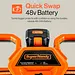 SuperHandy 48V Cordless Ice Auger with 8" Steel Bit - GUT187
