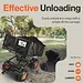 SuperHandy Towable Garden Cart with Quick Dump, 10" Tires - GUO109