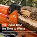 SuperHandy 27 Ton Gas Log Splitter, 223cc, 24" Max Log Length, Vertical/Horizontal - GUT199