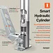 SuperHandy Hydraulic Material Lift Stacker, Portable Forklift, 550 lb Capacity - GUO146