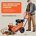 SuperHandy 15HP Gas Powered Stump Grinder, 420cc, 8 Carbide Teeth - GUO151