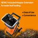 SuperHandy Electric Wood Chipper Lite, 120V Corded - GUT018