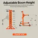 SuperHandy Portable Hydraulic Crane Lift, Tool-Free Disassembly - GUO147