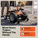SuperHandy Electric Trailer Dolly, 24V 9Ah Battery, 5000 lb Towing Capacity - GUO158
