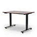 SuperHandy Electric Standing Desk, 48" x 30", Rustic Wood - GUT149