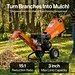 SuperHandy Compact Wood Chipper, 7HP 212cc, 3" Max Branch Capacity - GUO074
